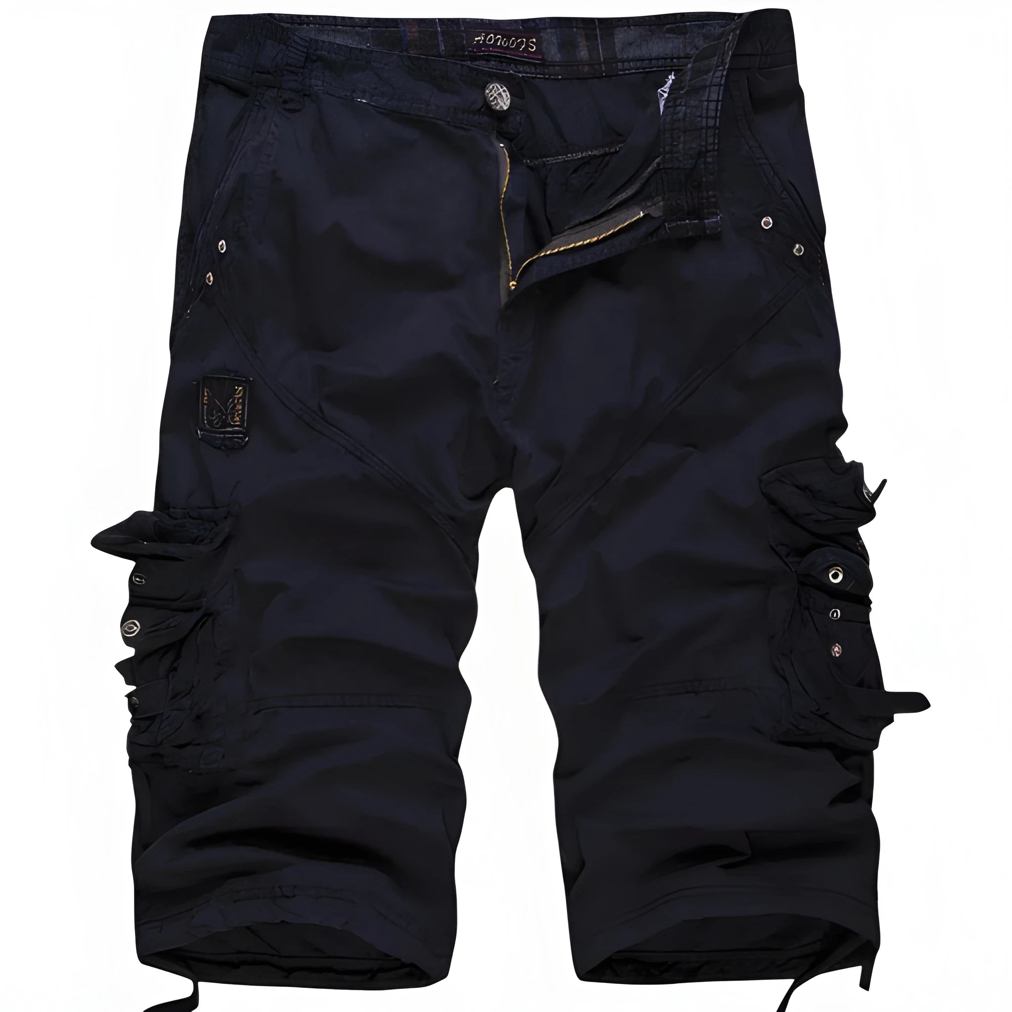 Men's Cargo Shorts with Drawstring Waist and Pockets