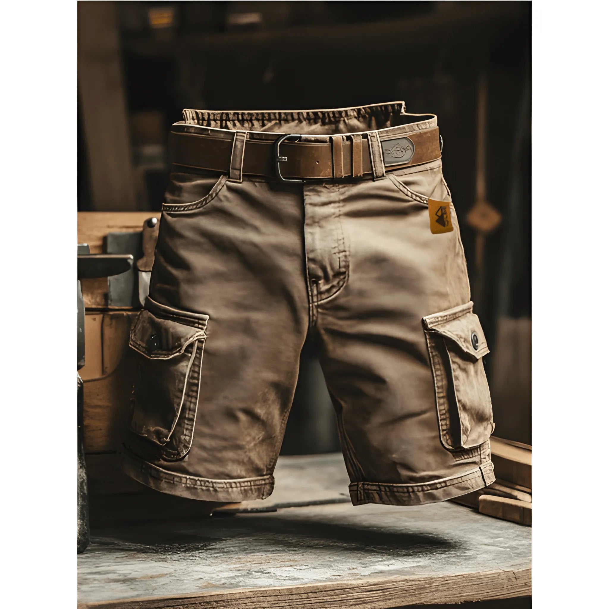 Men's Durable Versatile Cargo Shorts with Practical Pockets