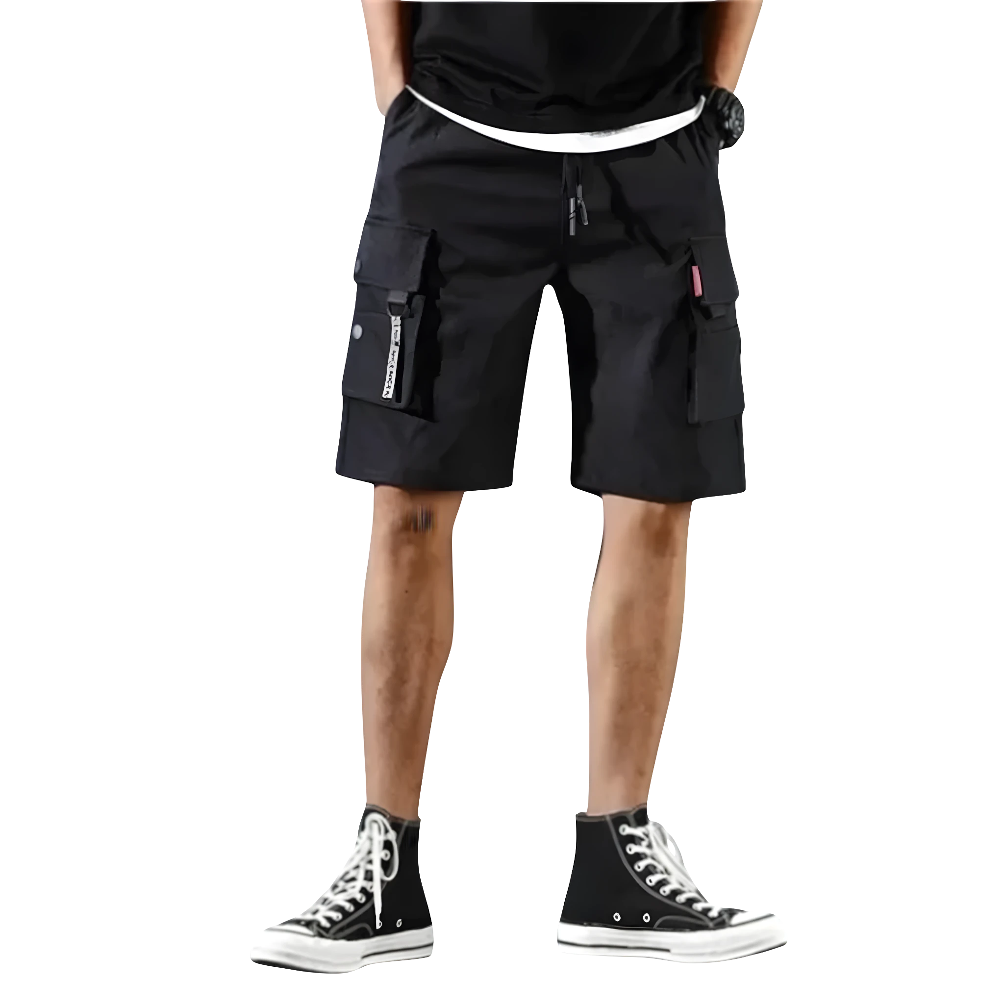 Men's Cargo Knee Length Shorts with Pockets