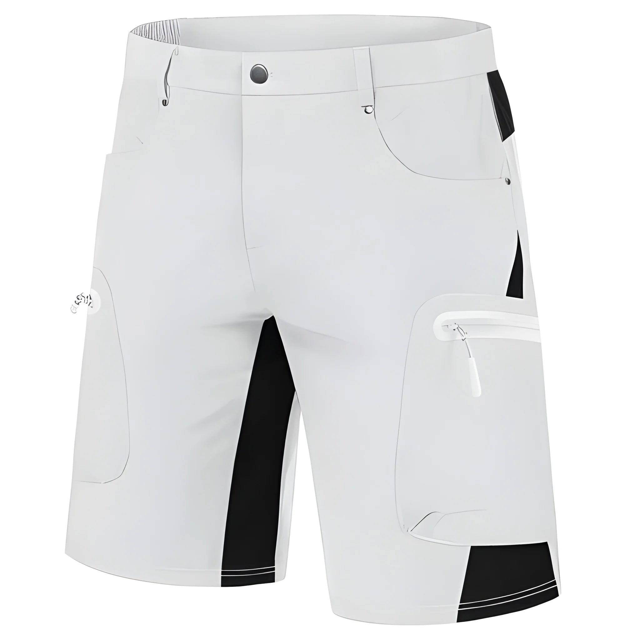 Men's Cargo Golf Shorts with Pockets and Zip Pockets