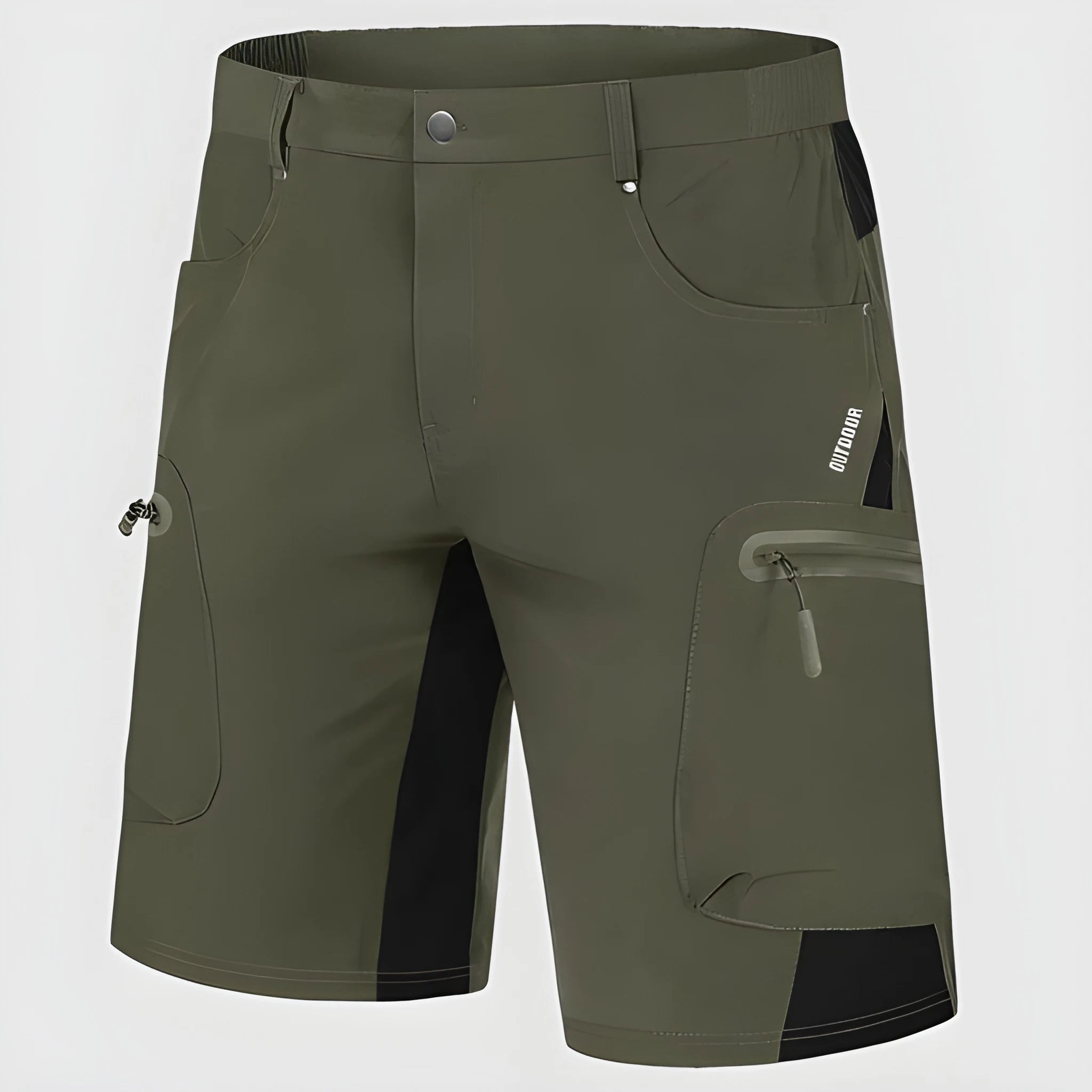 Men's Cargo Golf Shorts with Pockets and Zip Pockets