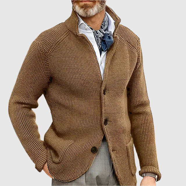 Arnaud™ - Men's Cardigan Military Retro Style