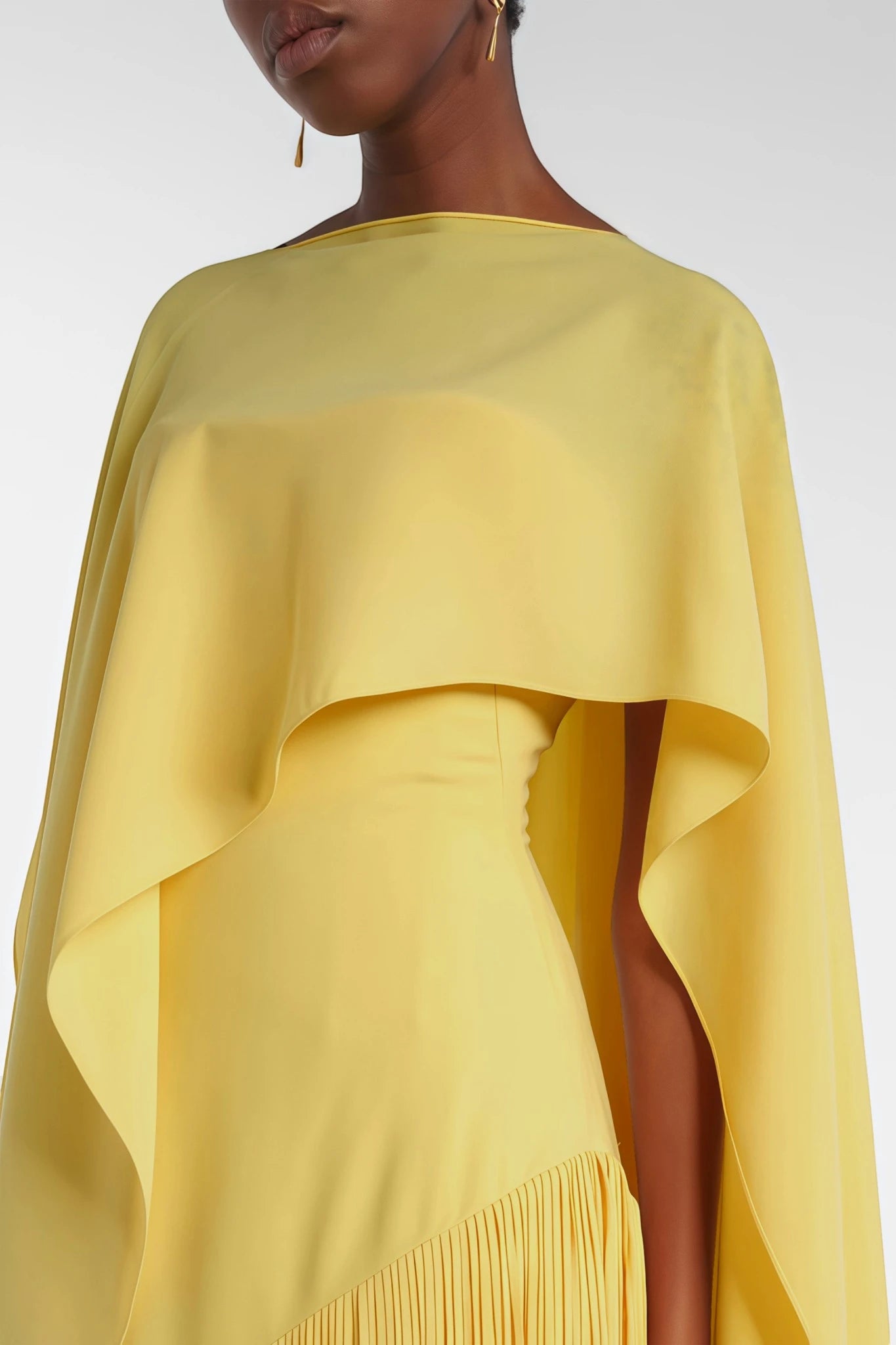 Women's Formal Long Maxi Wedding Guest Dress with Detachable Shawl