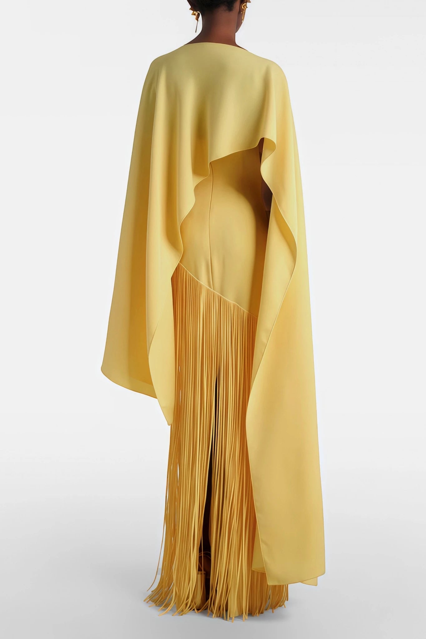Women's Formal Long Maxi Wedding Guest Dress with Detachable Shawl
