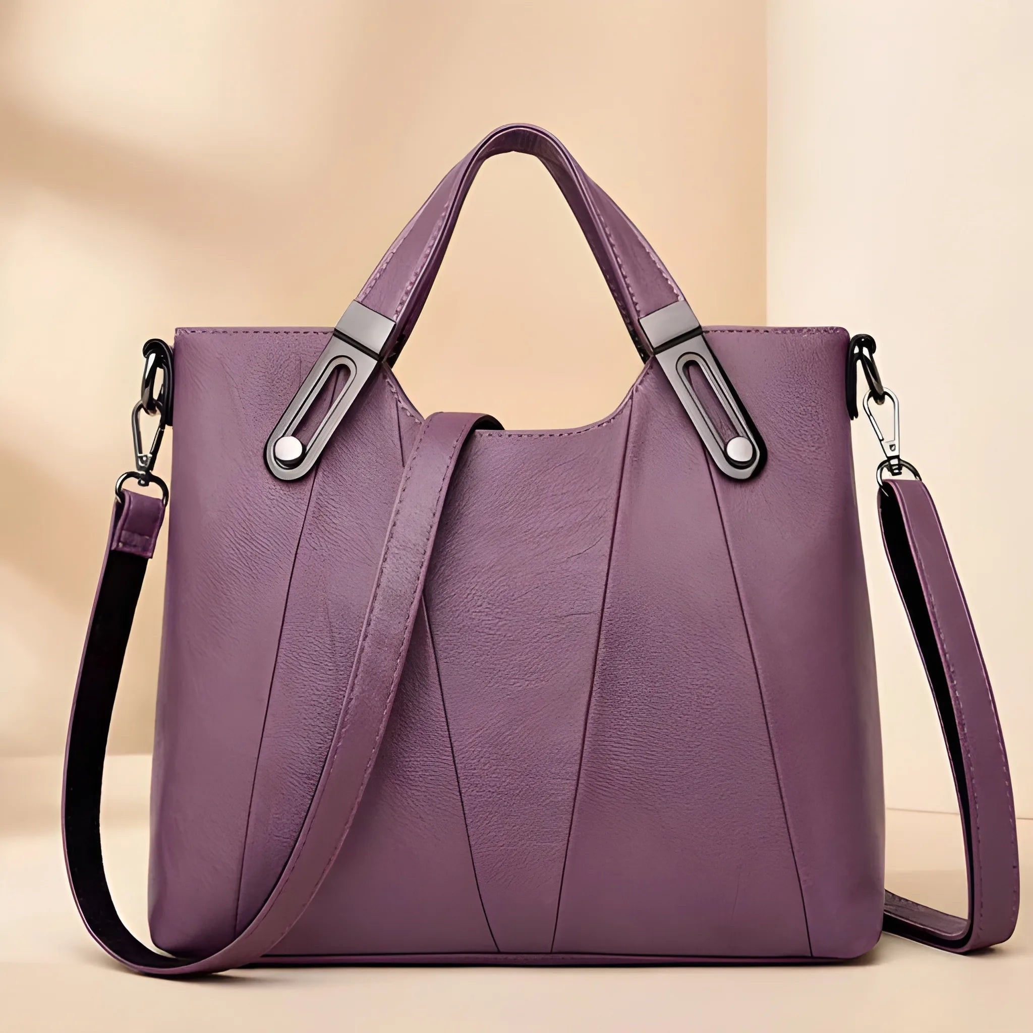 Women's Structured Crossbody Bag Multi-Compartment
