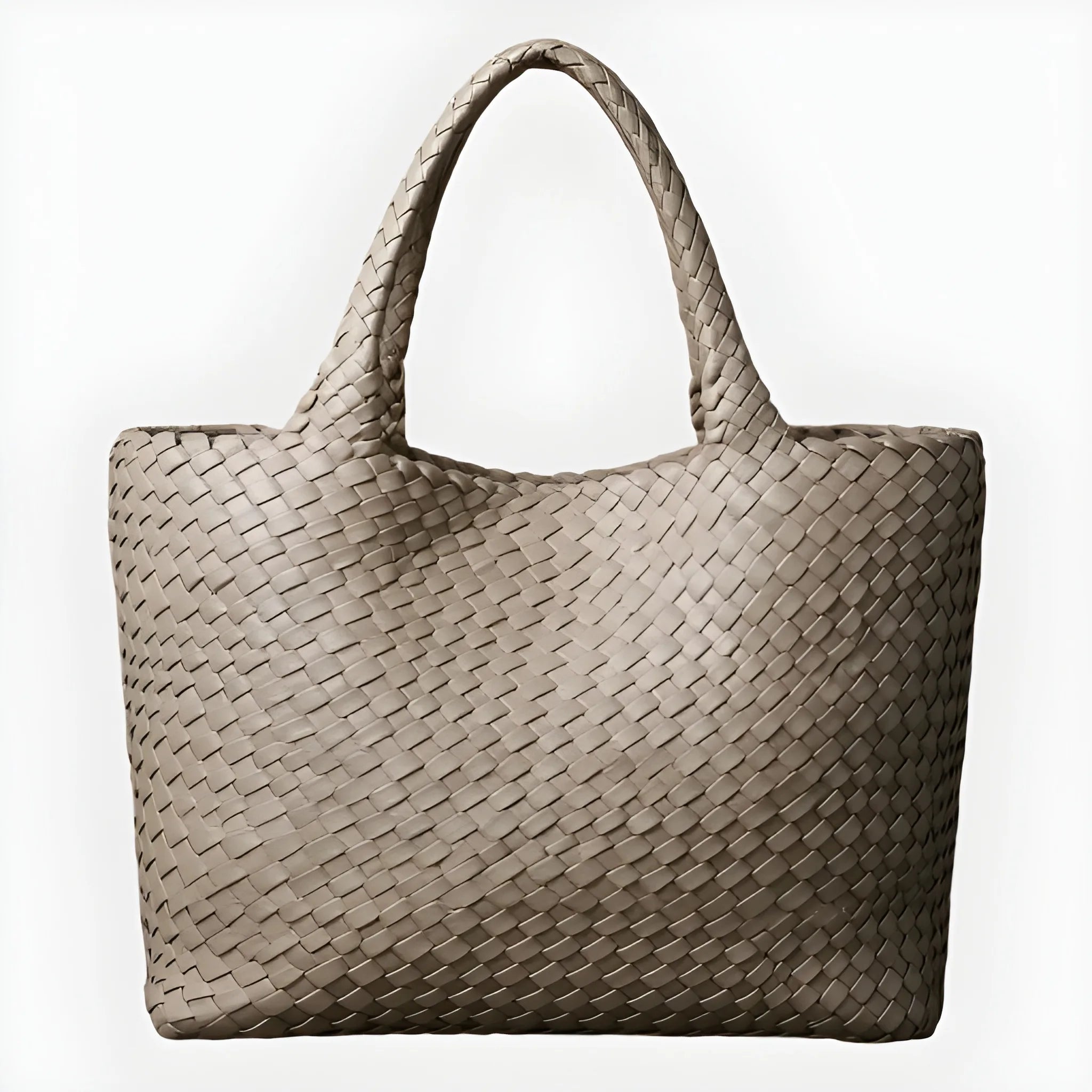 Women's Woven Shoulder Tote Bag Handwoven