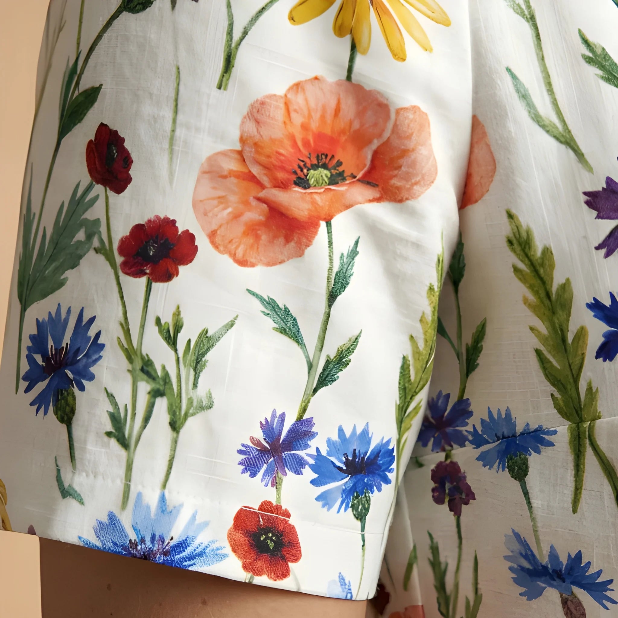 Women's Casual Flowy Midi Summer Dress with Tiered Skirt