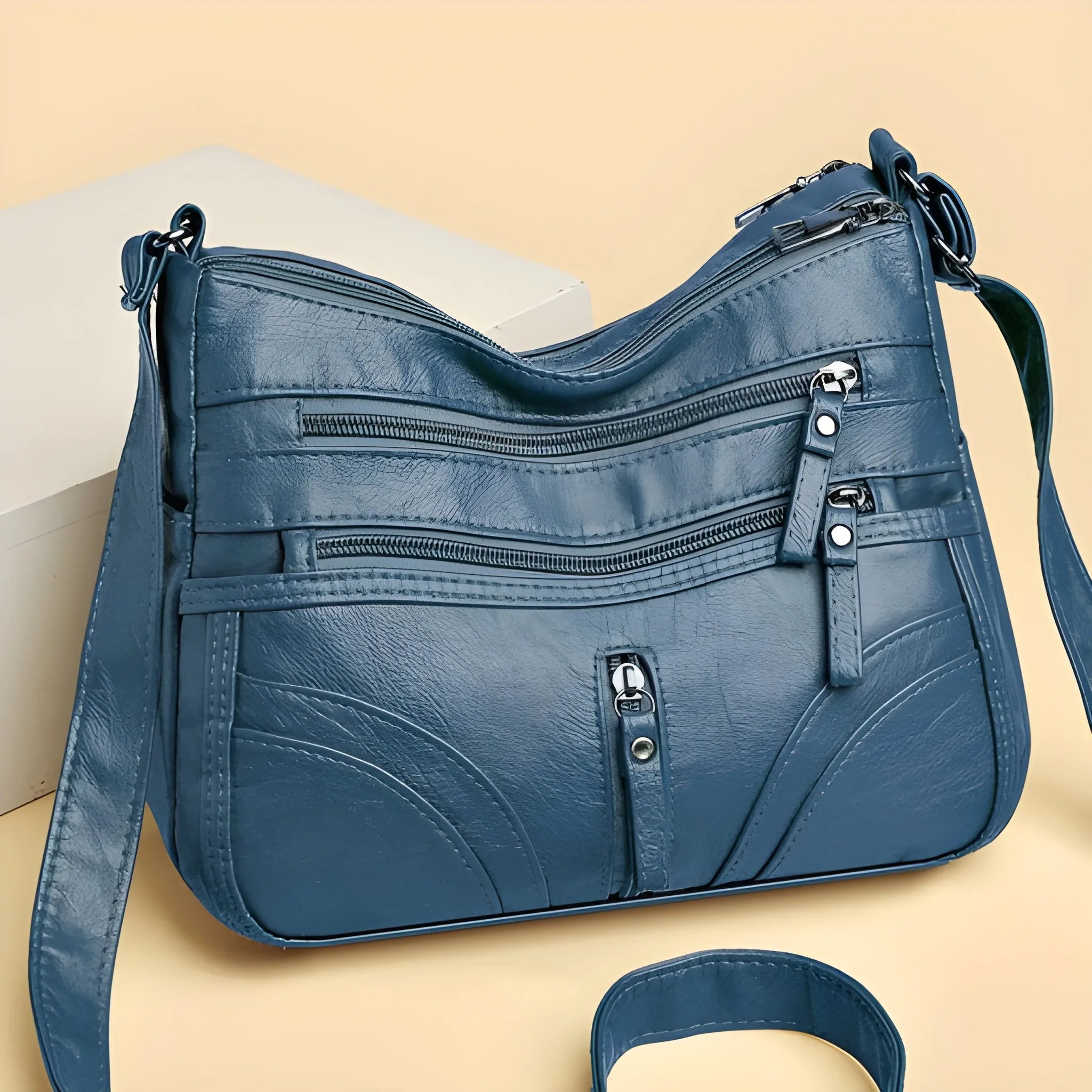 Women's Crossbody Shoulder Bag with Zipper