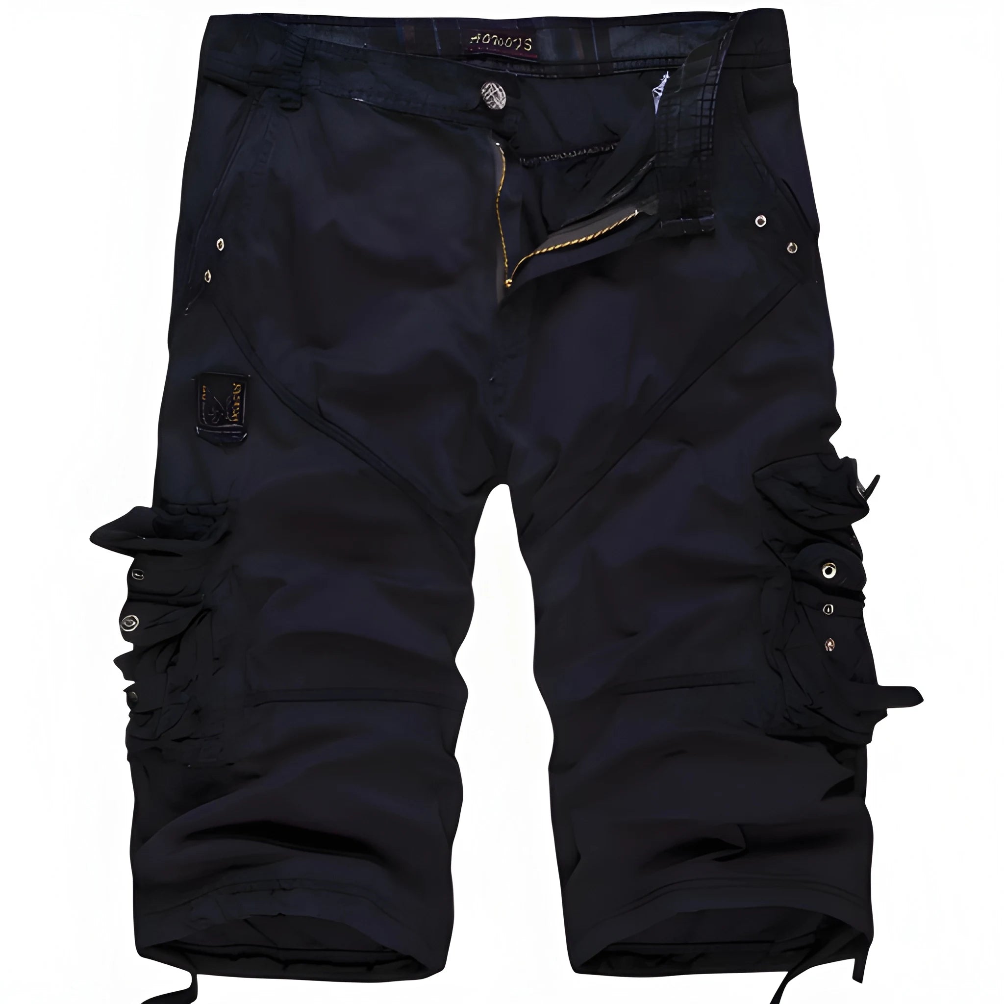 Men's Cargo Shorts with Drawstring Waist and Pockets
