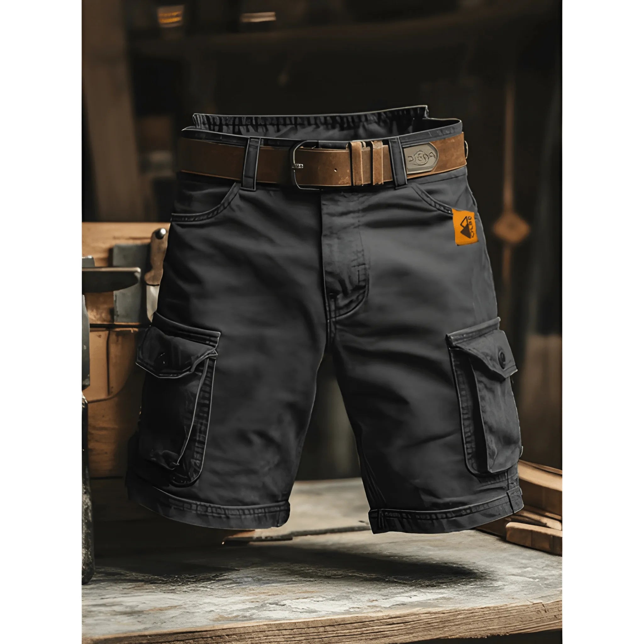Men's Durable Versatile Cargo Shorts with Practical Pockets