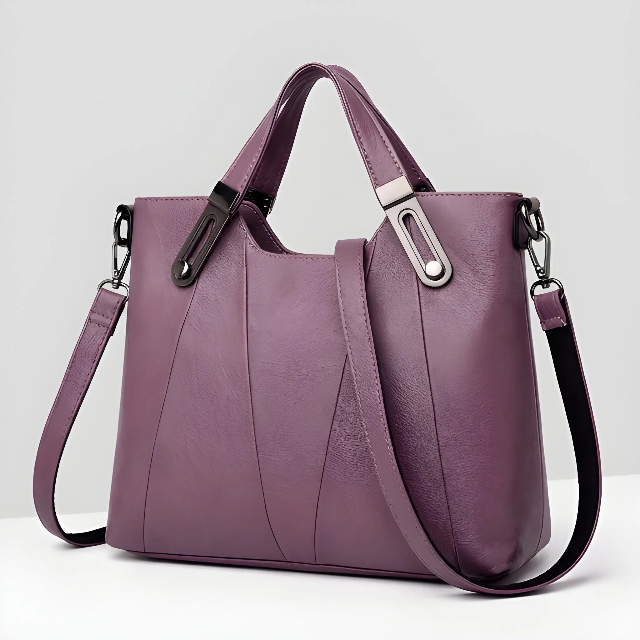 Women's Structured Crossbody Bag Multi-Compartment