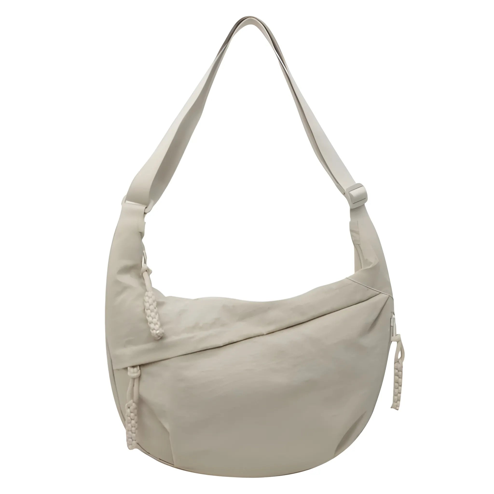 Women's Crossbody Bag with Shoulder Strap and Zipper Pockets