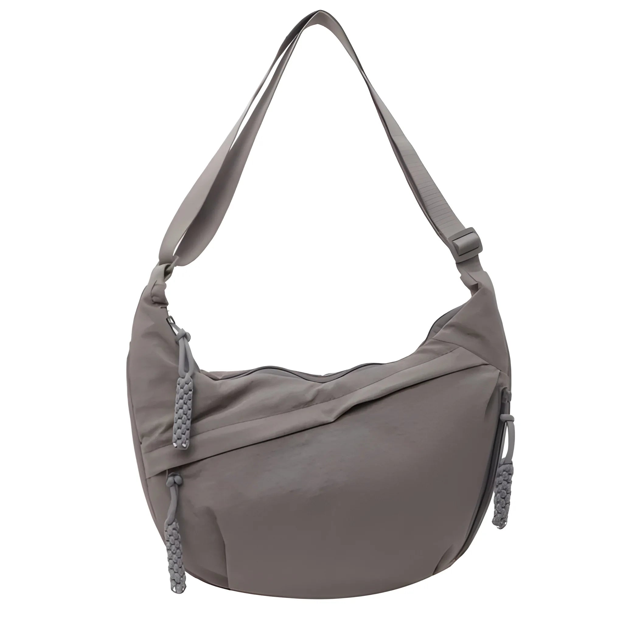Women's Crossbody Bag with Shoulder Strap and Zipper Pockets