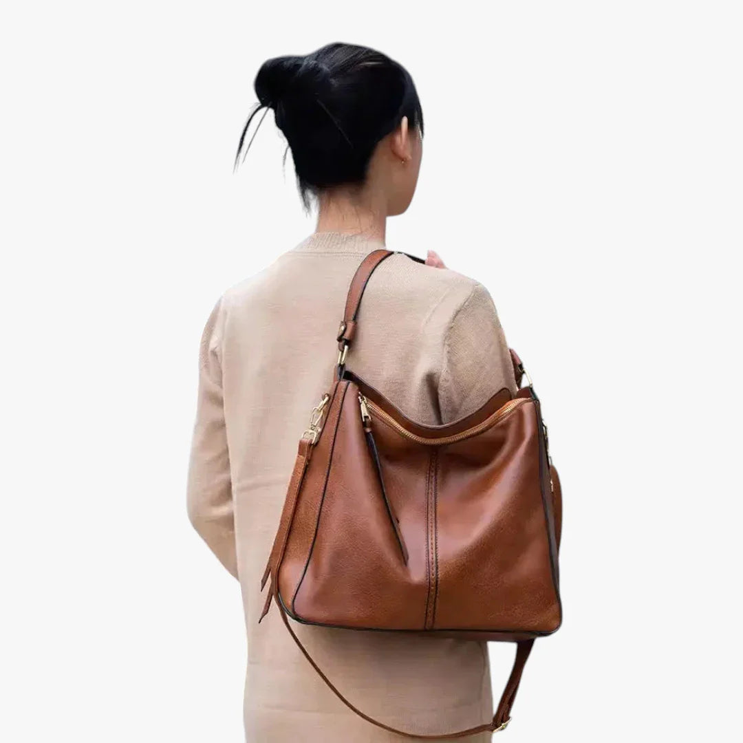 Women's Travel Shoulder Bag with Zipper