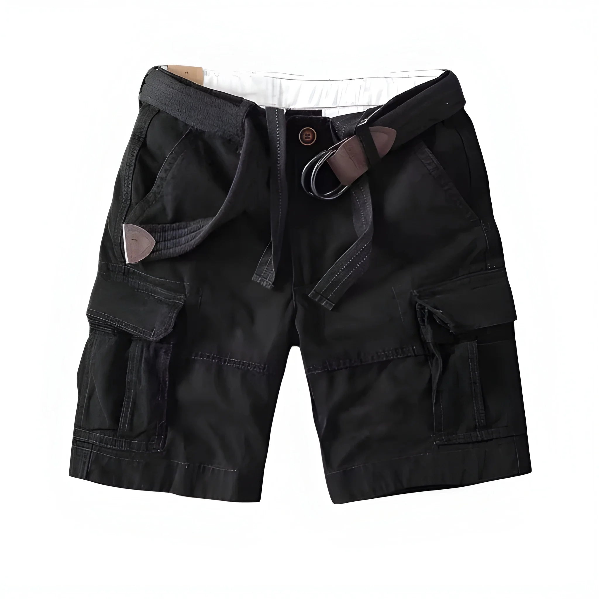 Men's Casual Shorts with Drawstring Pockets