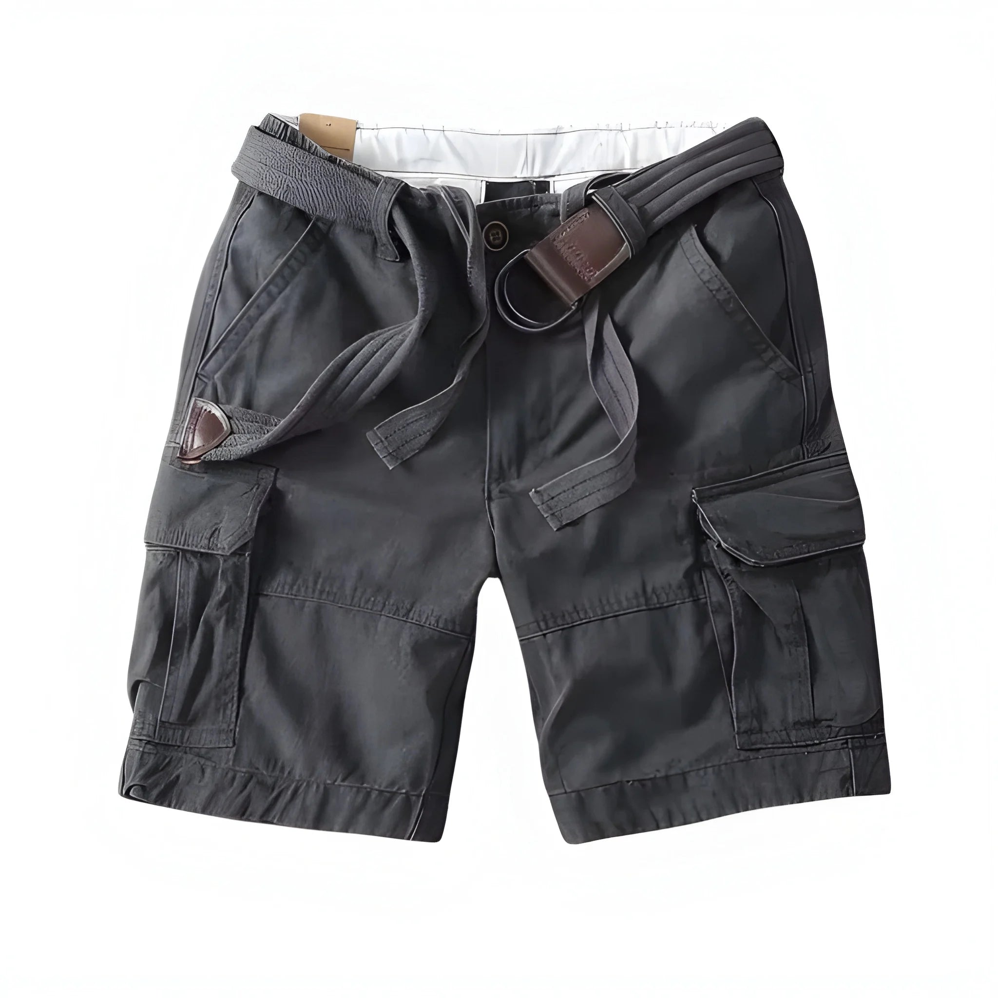 Men's Casual Shorts with Drawstring Pockets
