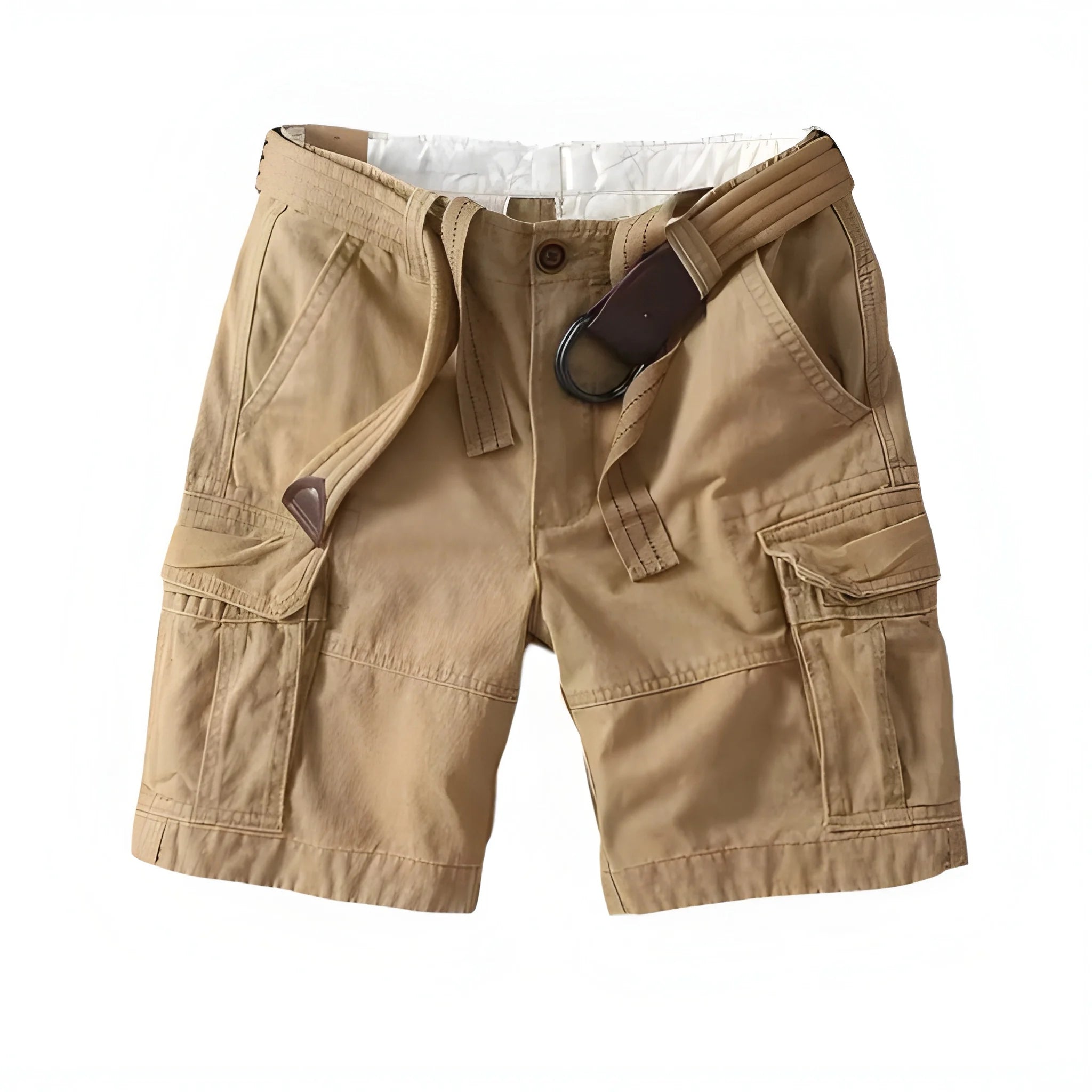 Men's Casual Shorts with Drawstring Pockets
