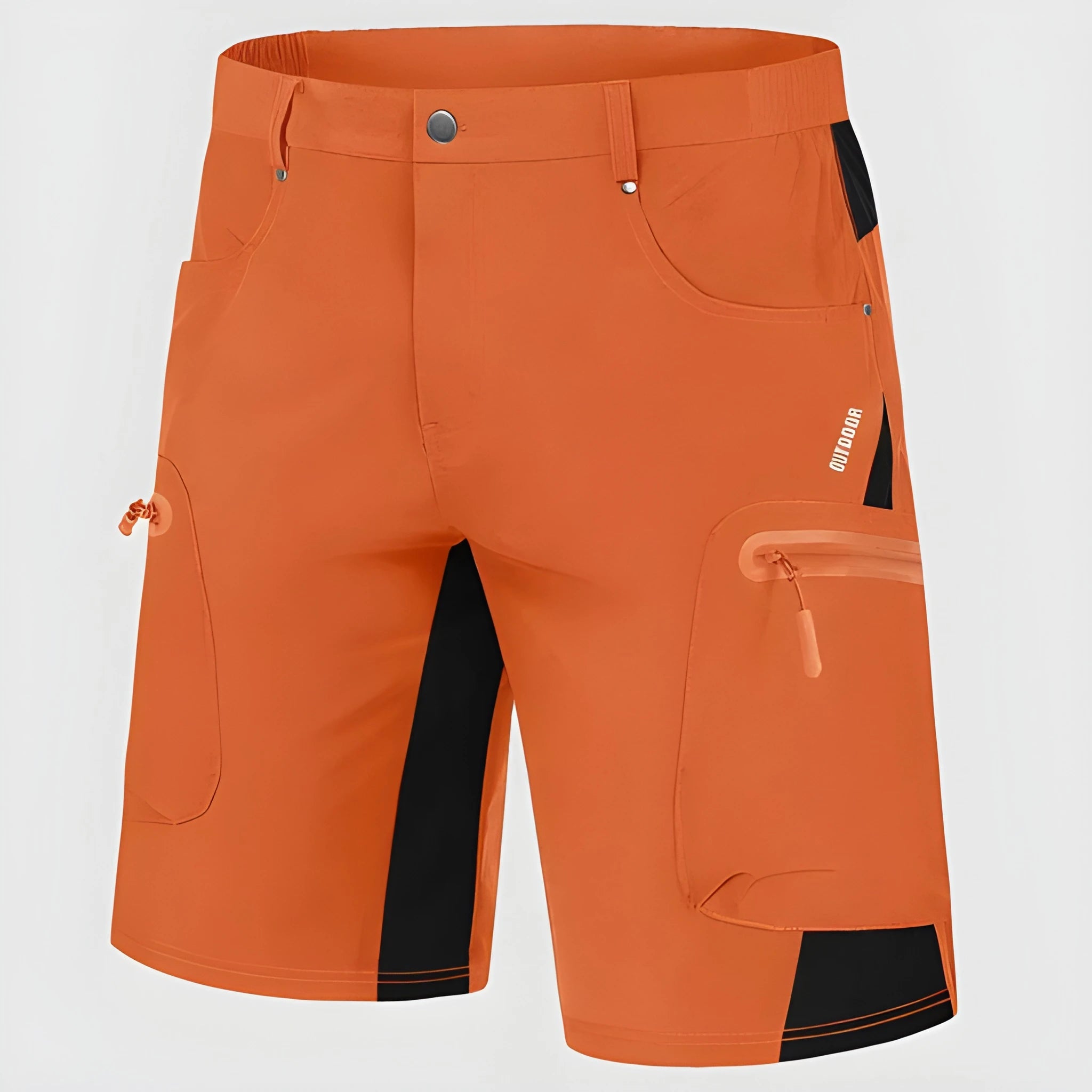 Men's Cargo Golf Shorts with Pockets and Zip Pockets