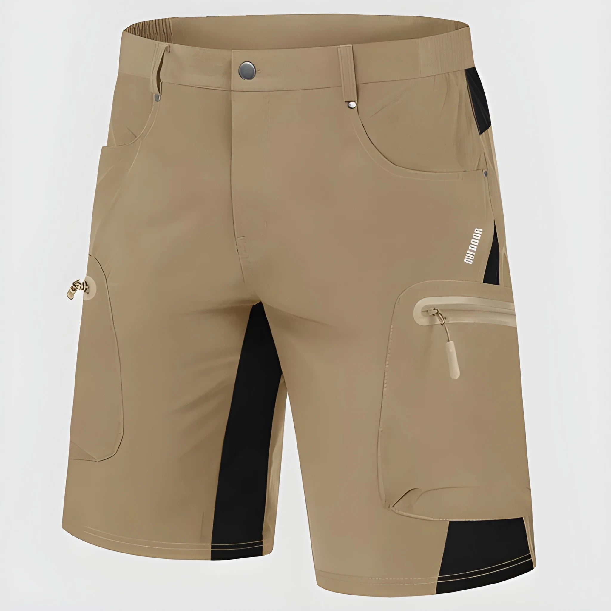Men's Cargo Golf Shorts with Pockets and Zip Pockets