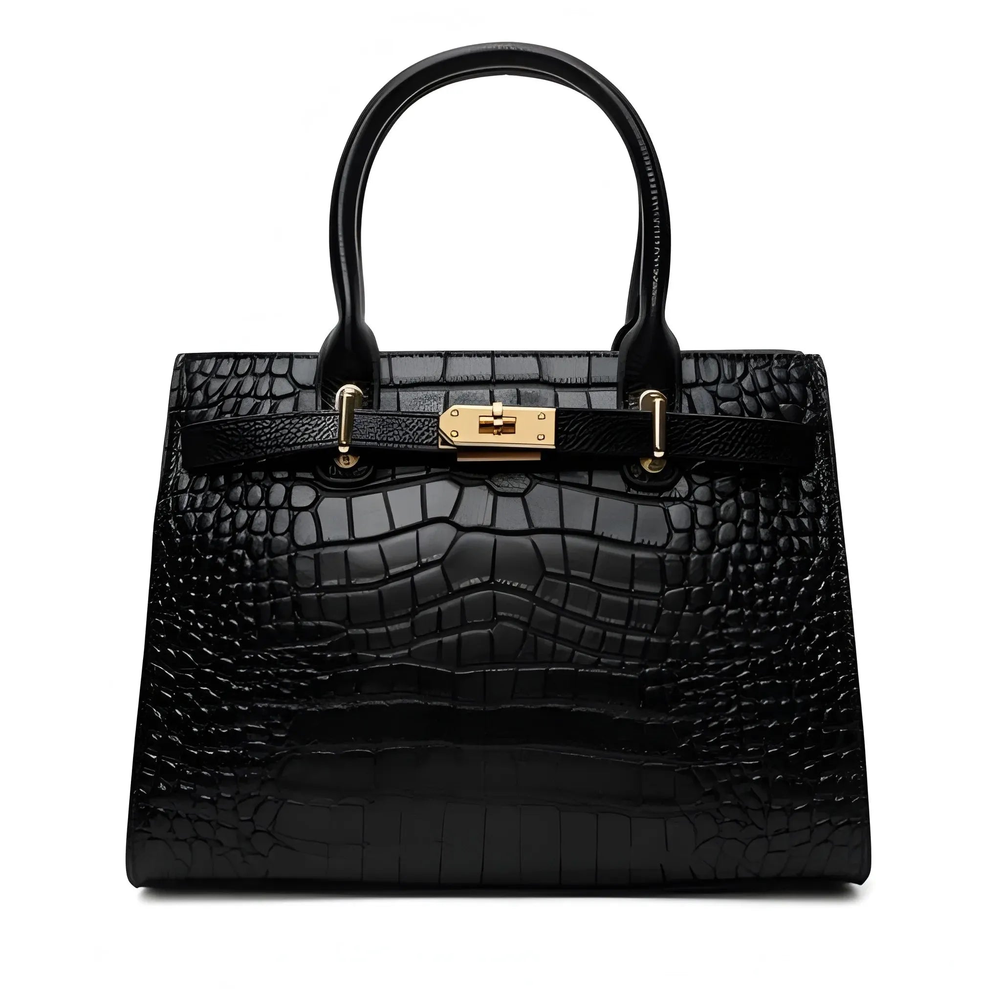 Women's Shoulder Hand Bag with Detachable Strap and Top Handle