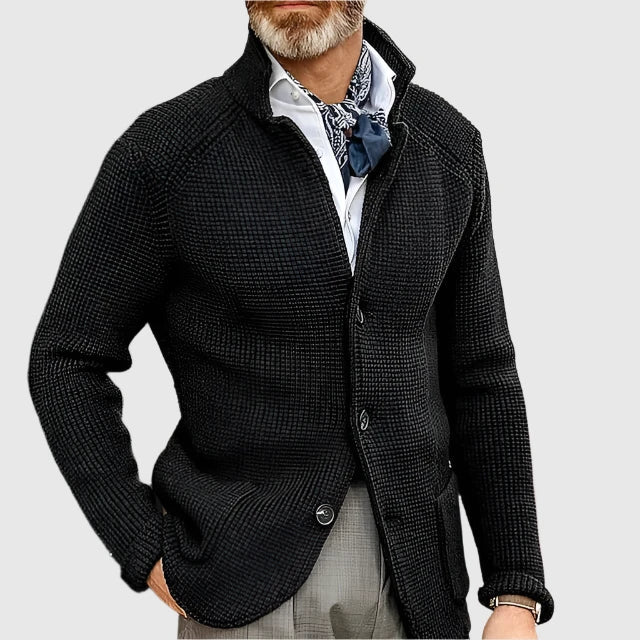 Arnaud™ - Men's Cardigan Military Retro Style