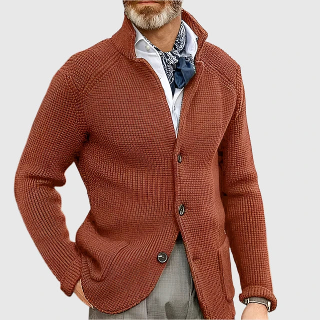 Arnaud™ - Men's Cardigan Military Retro Style