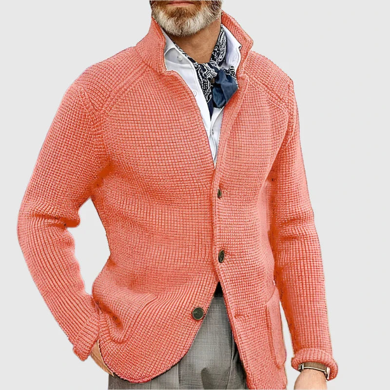 Arnaud™ - Men's Cardigan Military Retro Style