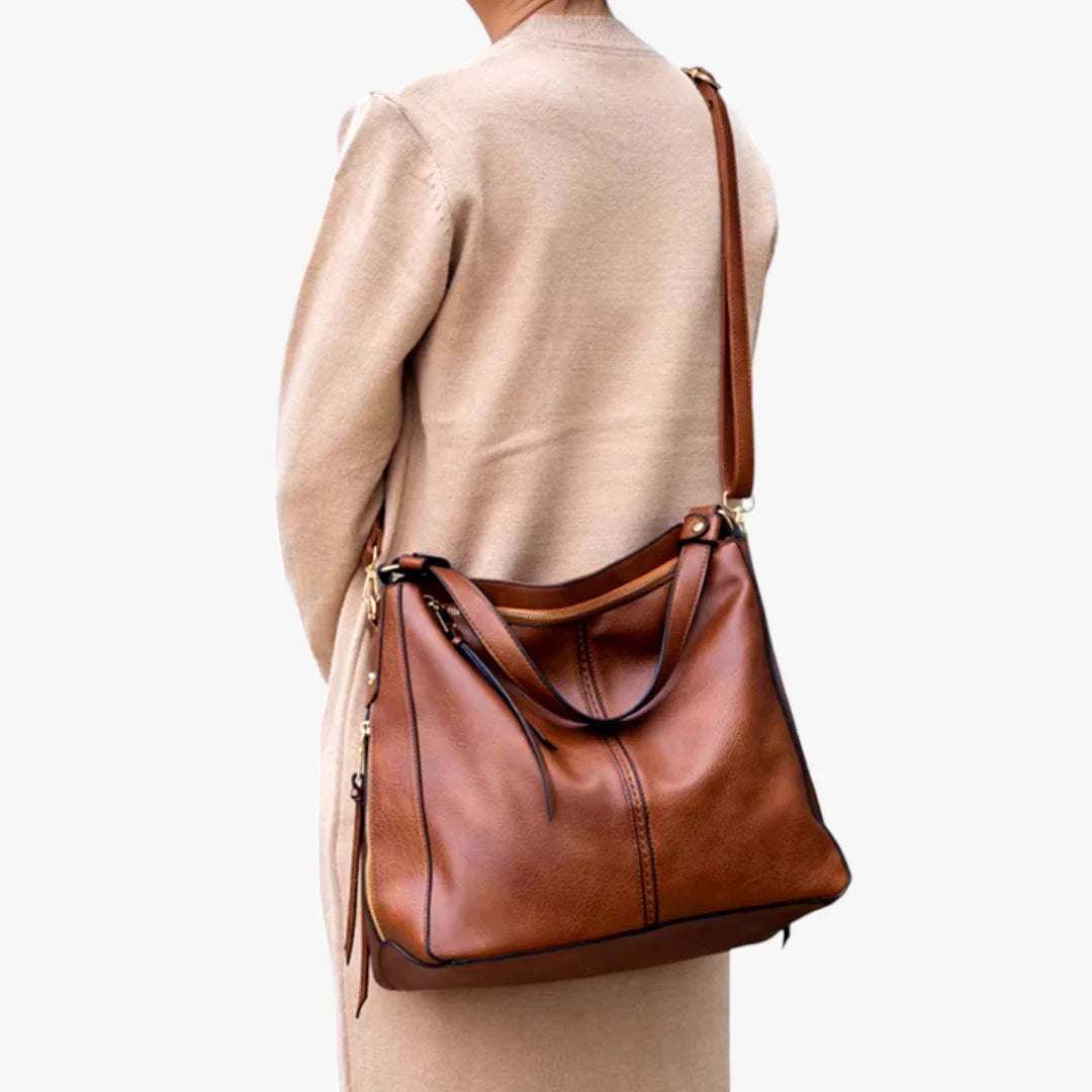 Women's Travel Shoulder Bag with Zipper
