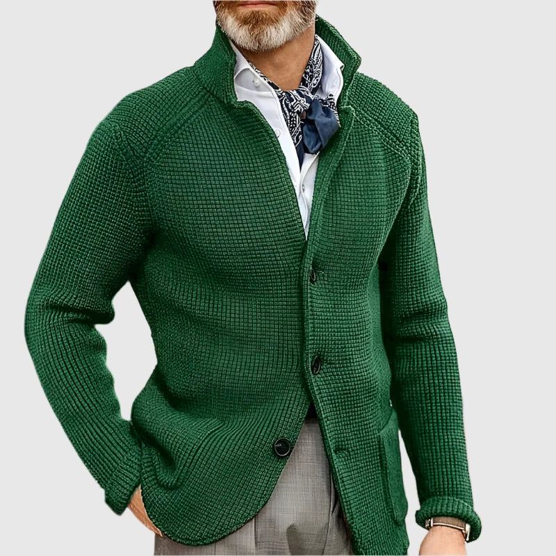 Arnaud™ - Men's Cardigan Military Retro Style