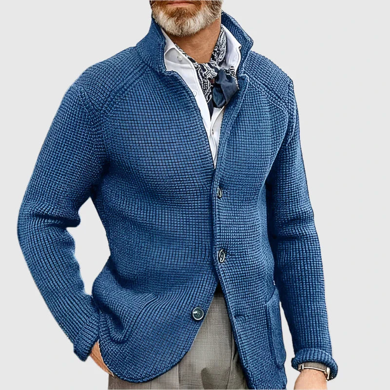 Arnaud™ - Men's Cardigan Military Retro Style