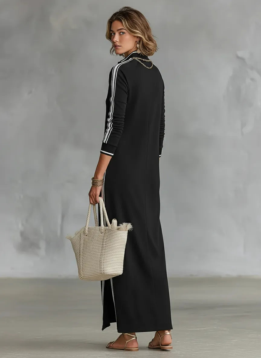 Women's Casual Loose Maxi Summer Dress with Silt