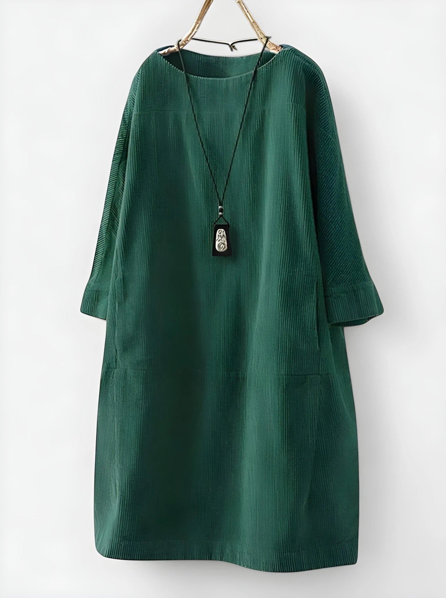Women's Casual Loose Midi Summer Dress with Tiered Panel