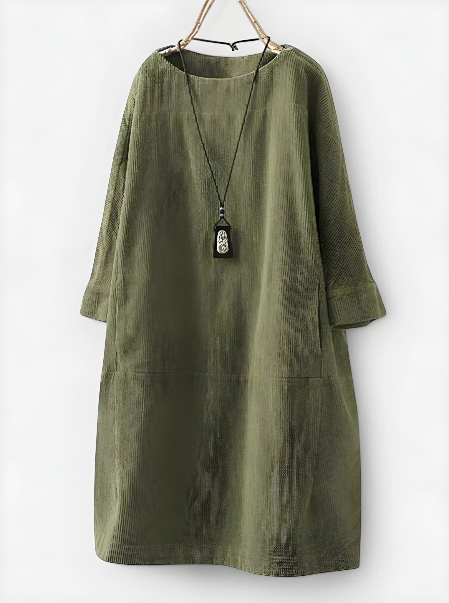 Women's Casual Loose Midi Summer Dress with Tiered Panel