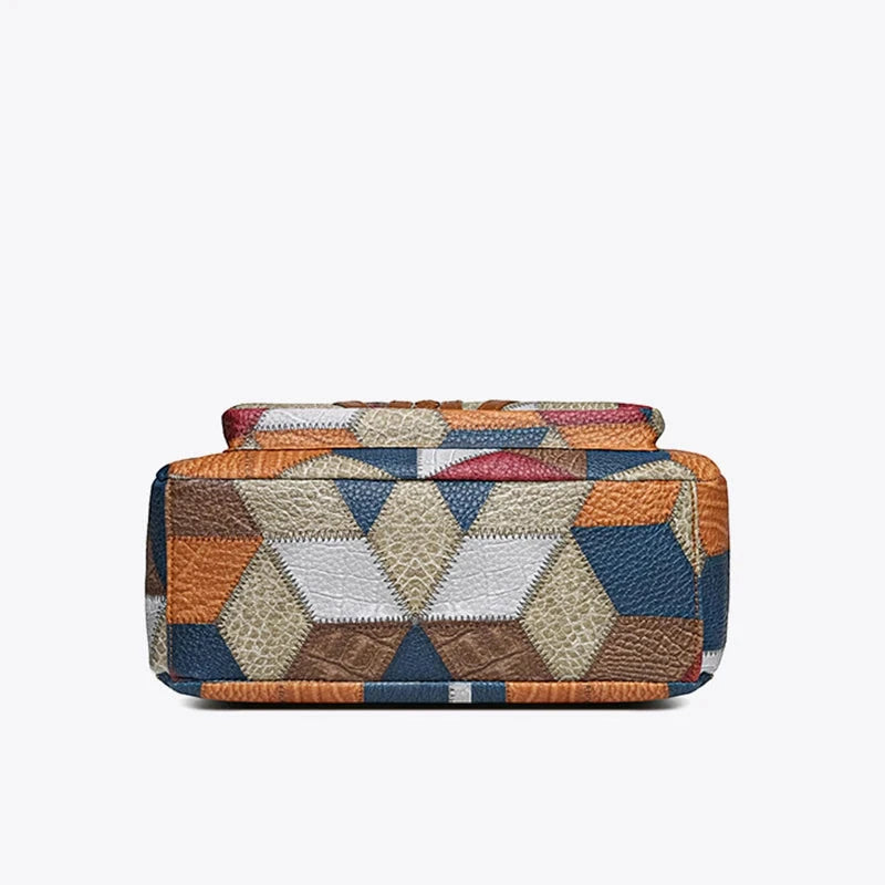 Women's Geometric Crossbody Bag | Tote Zipper