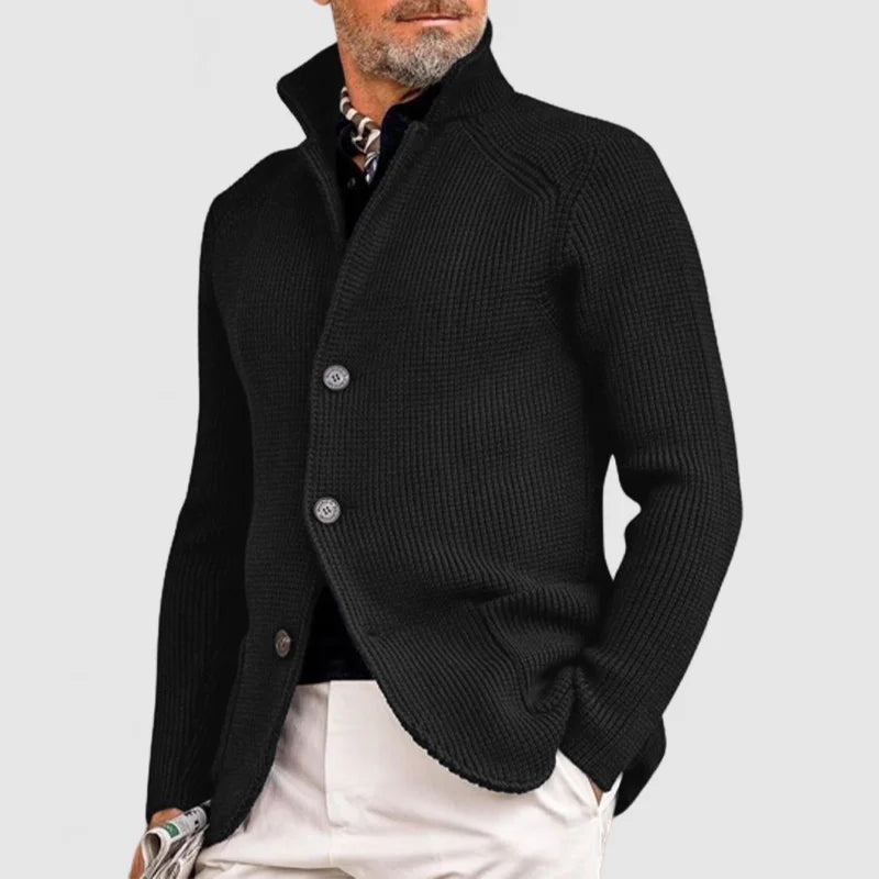 Arnaud™ - Men's Cardigan Military Retro Style