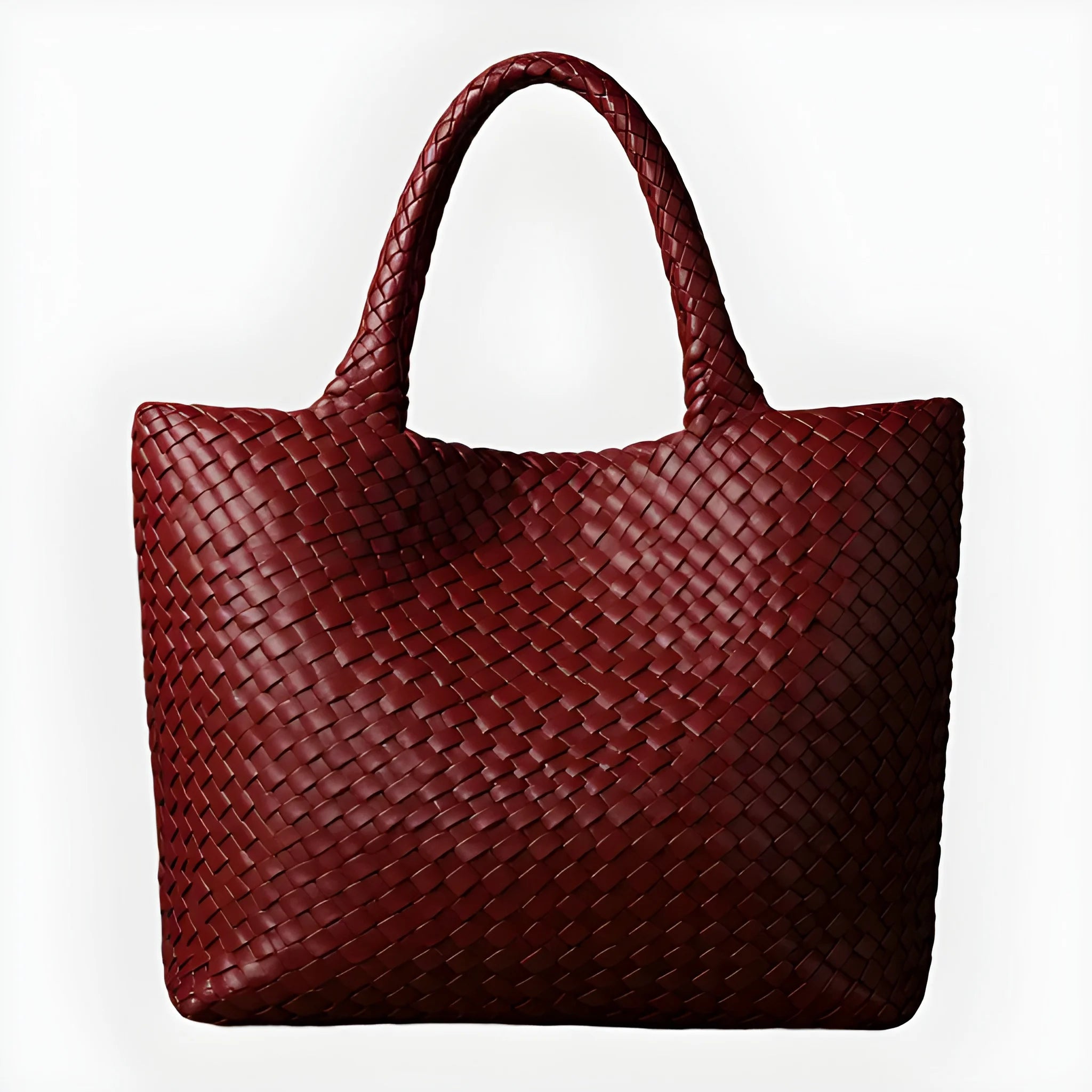 Women's Woven Shoulder Tote Bag Handwoven