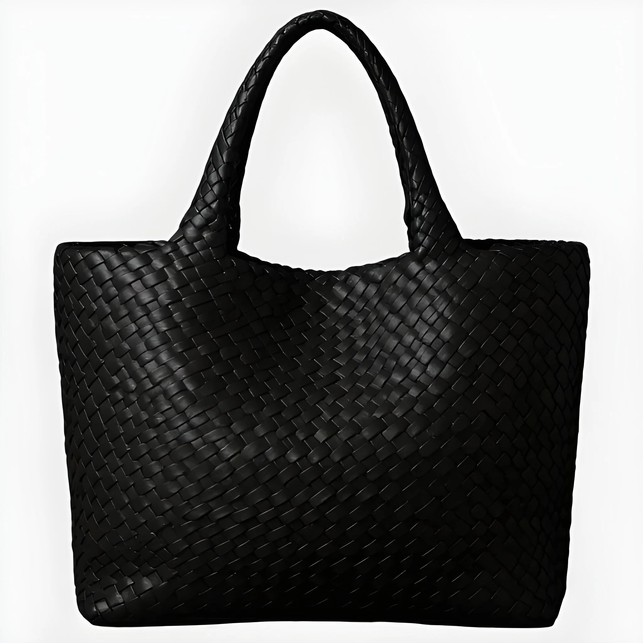 Women's Woven Shoulder Tote Bag Handwoven